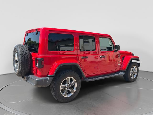Used 2021 Jeep Wrangler Unlimited Sahara w/ Uconnect 4C Nav & Sound Group AWD/4WD image 4
