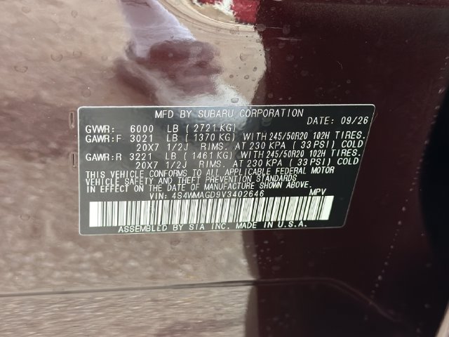 New 2027 Subaru Ascent Limited AWD/4WD image 26