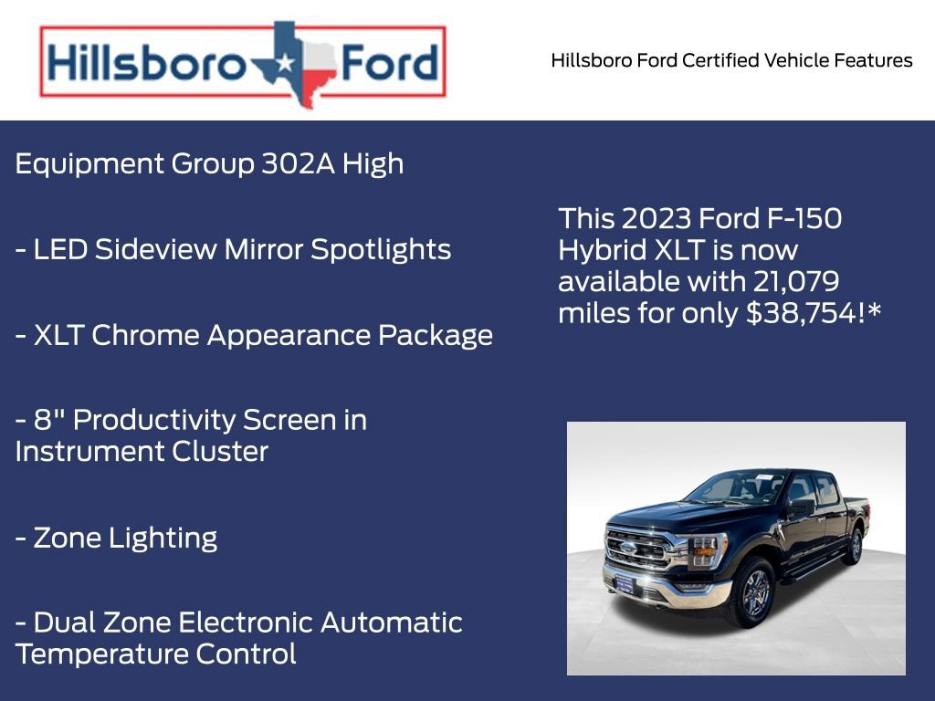 Used 2023 Ford F150 XLT w/ Equipment Group 302A High image 9