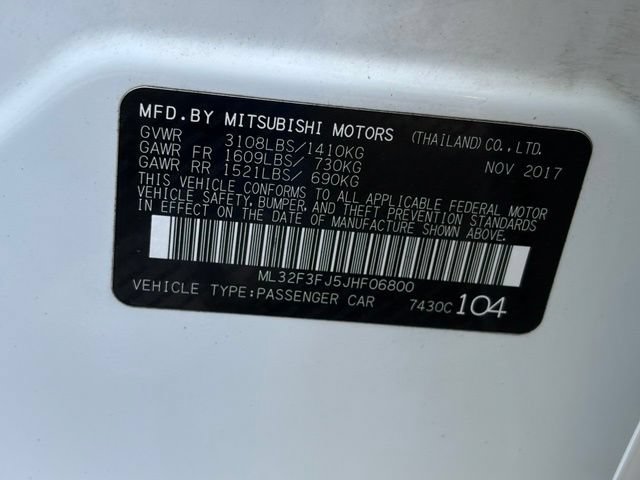 Used 2018 Mitsubishi Mirage G4 ES FWD image 14