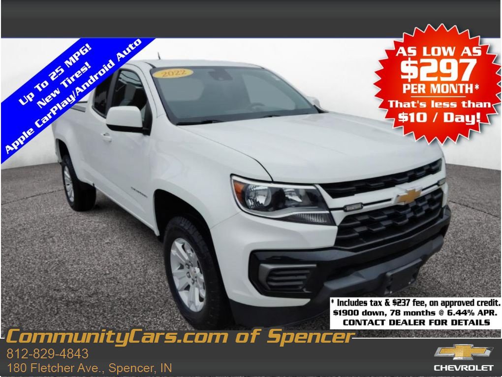 Used 2022 Chevrolet Colorado LT w/ Fleet Safety Package RWD image 1