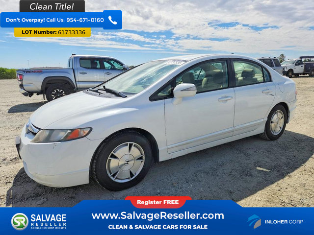 Used 2006 Honda Civic Hybrid Sedan