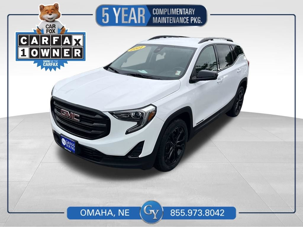 Used 2021 GMC Terrain SLE w/ Driver Convenience Package AWD/4WD image 1