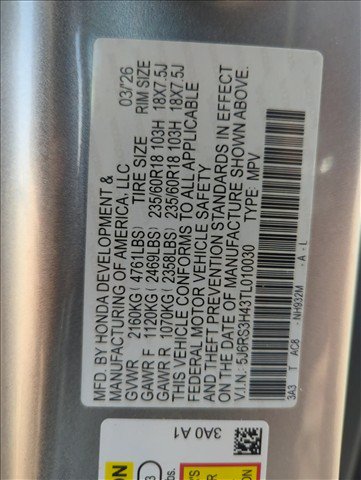 Certified 2026 Honda CR-V EX image 25