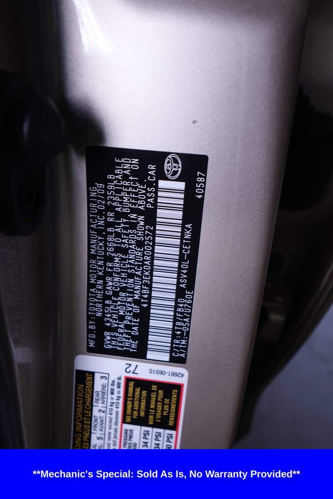 Used 2010 Toyota Camry LE FWD image 29
