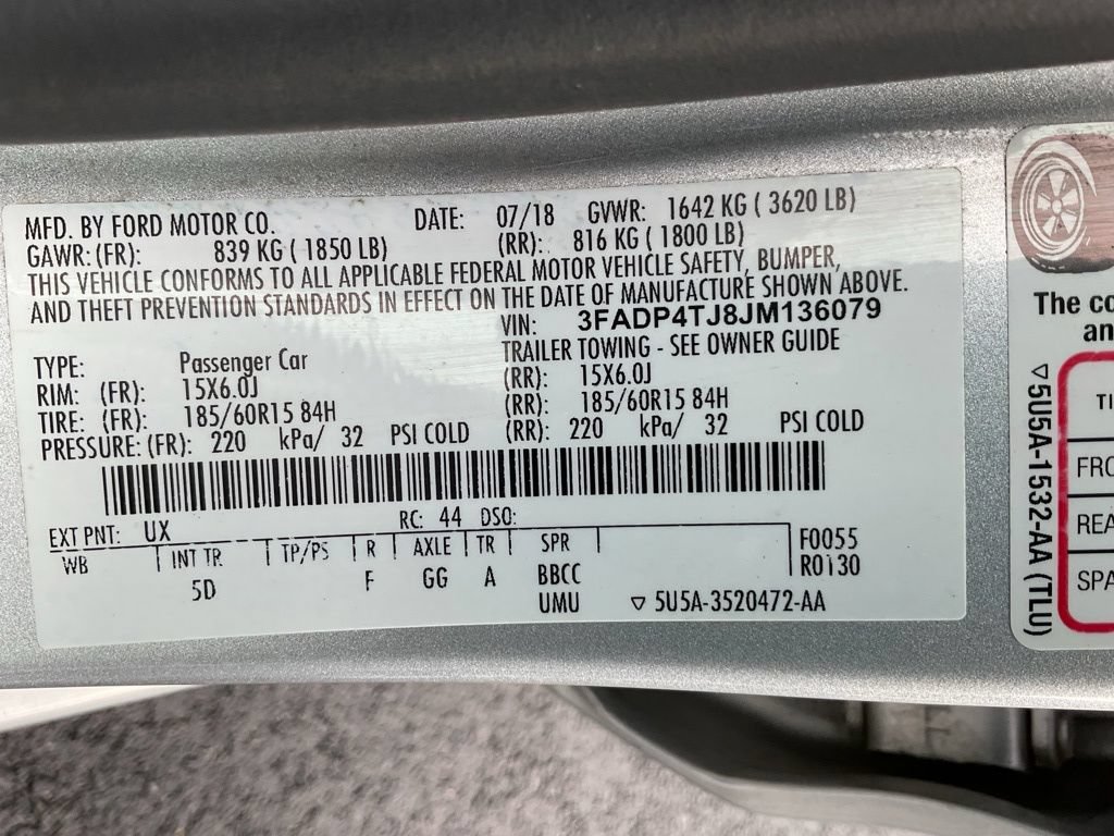 Used 2018 Ford Fiesta S FWD image 36