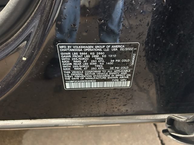 Used 2022 Volkswagen Atlas SEL AWD/4WD image 33