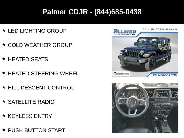 Certified 2023 Jeep Wrangler Unlimited Sahara AWD/4WD image 12