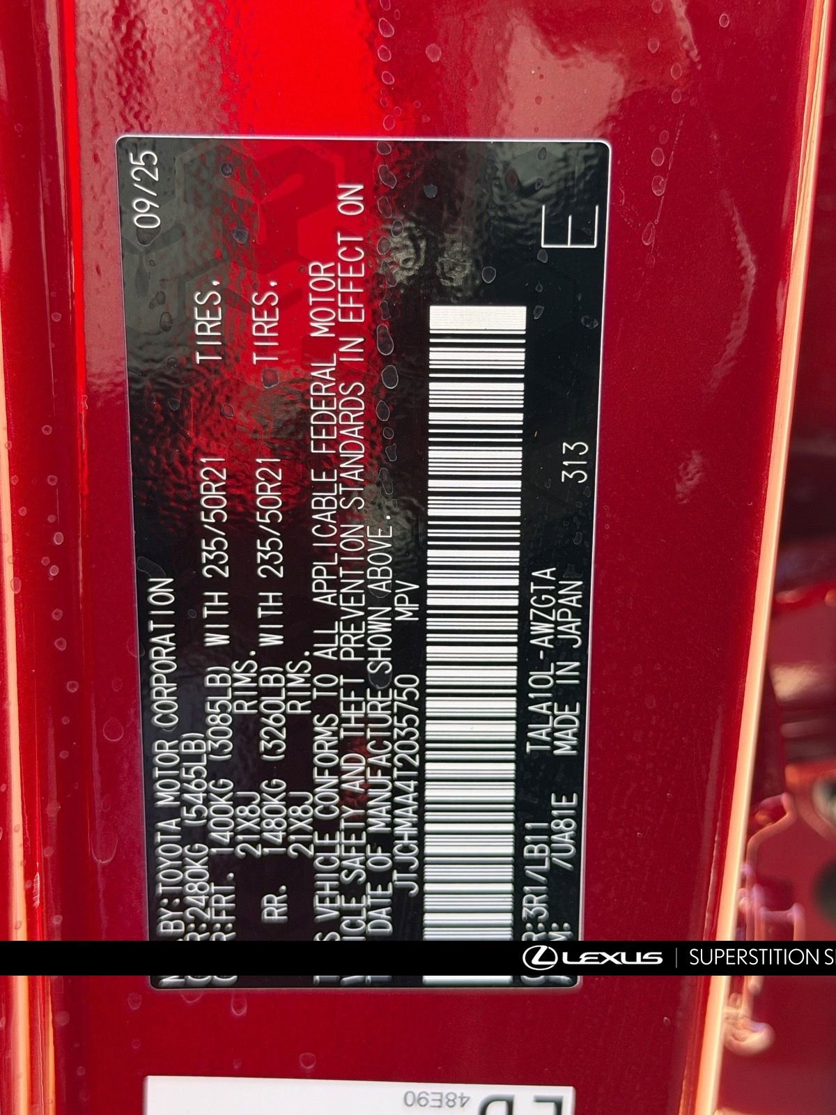 Used 2026 Lexus RX 350 Premium Plus w/ Accessory Package (2T) image 31