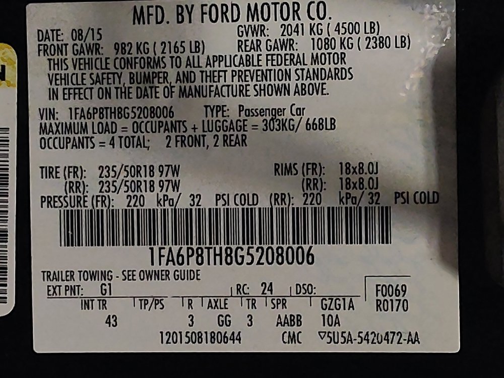 Used 2016 Ford Mustang Premium w/ Equipment Group 201A RWD image 33