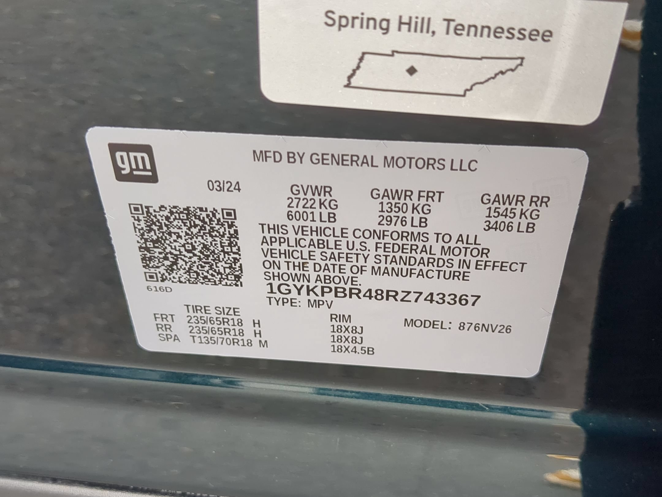 Certified 2024 Cadillac XT6 Luxury w/ LPO, Floor Liner Package AWD/4WD image 32