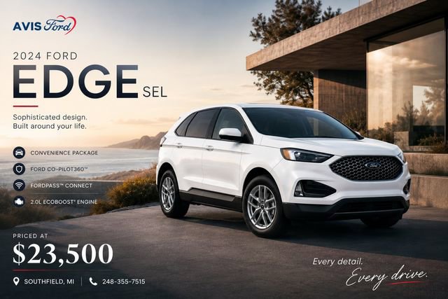 Used 2024 Ford Edge SEL w/ Convenience Package AWD/4WD video 1