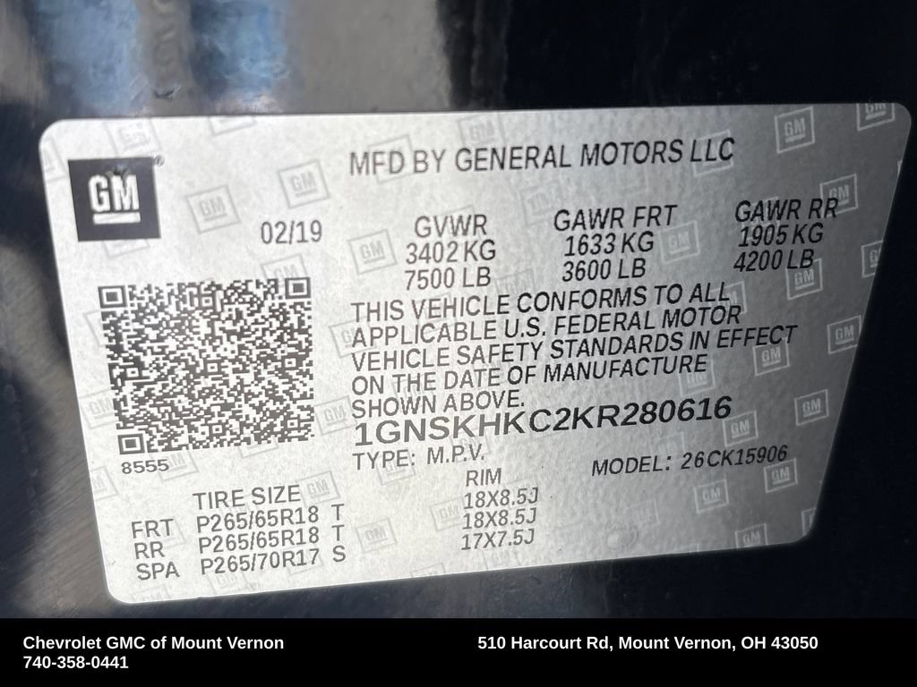 Used 2019 Chevrolet Suburban LT AWD/4WD image 30