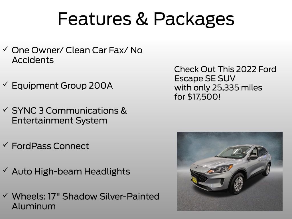 Used 2022 Ford Escape SE AWD/4WD image 4