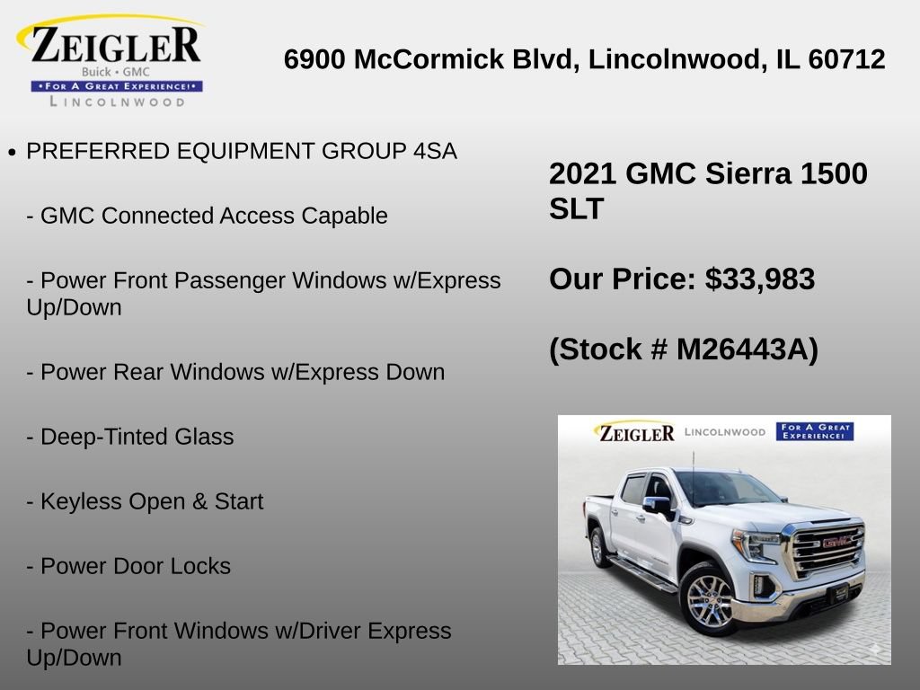 Used 2021 GMC Sierra 1500 SLT AWD/4WD image 6