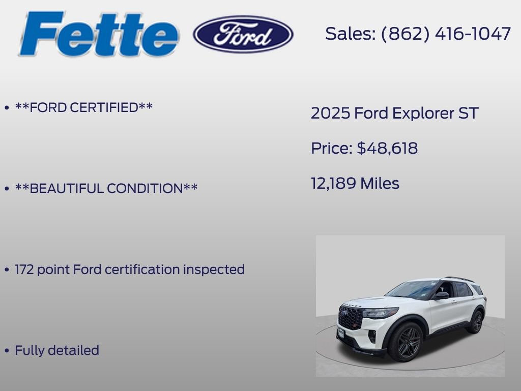 Used 2025 Ford Explorer ST AWD/4WD image 6