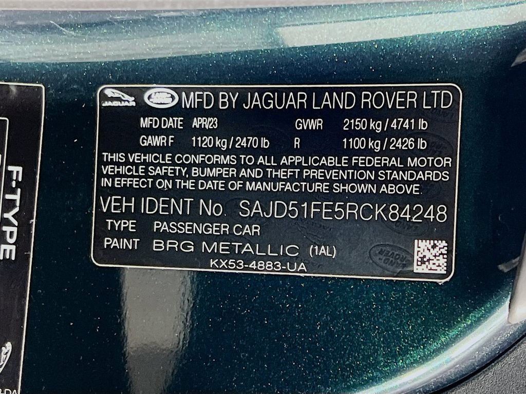 Certified 2024 Jaguar F-TYPE R AWD/4WD image 31