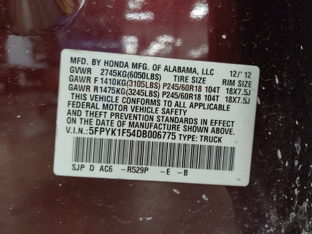 Used 2013 Honda Ridgeline RTL image 33
