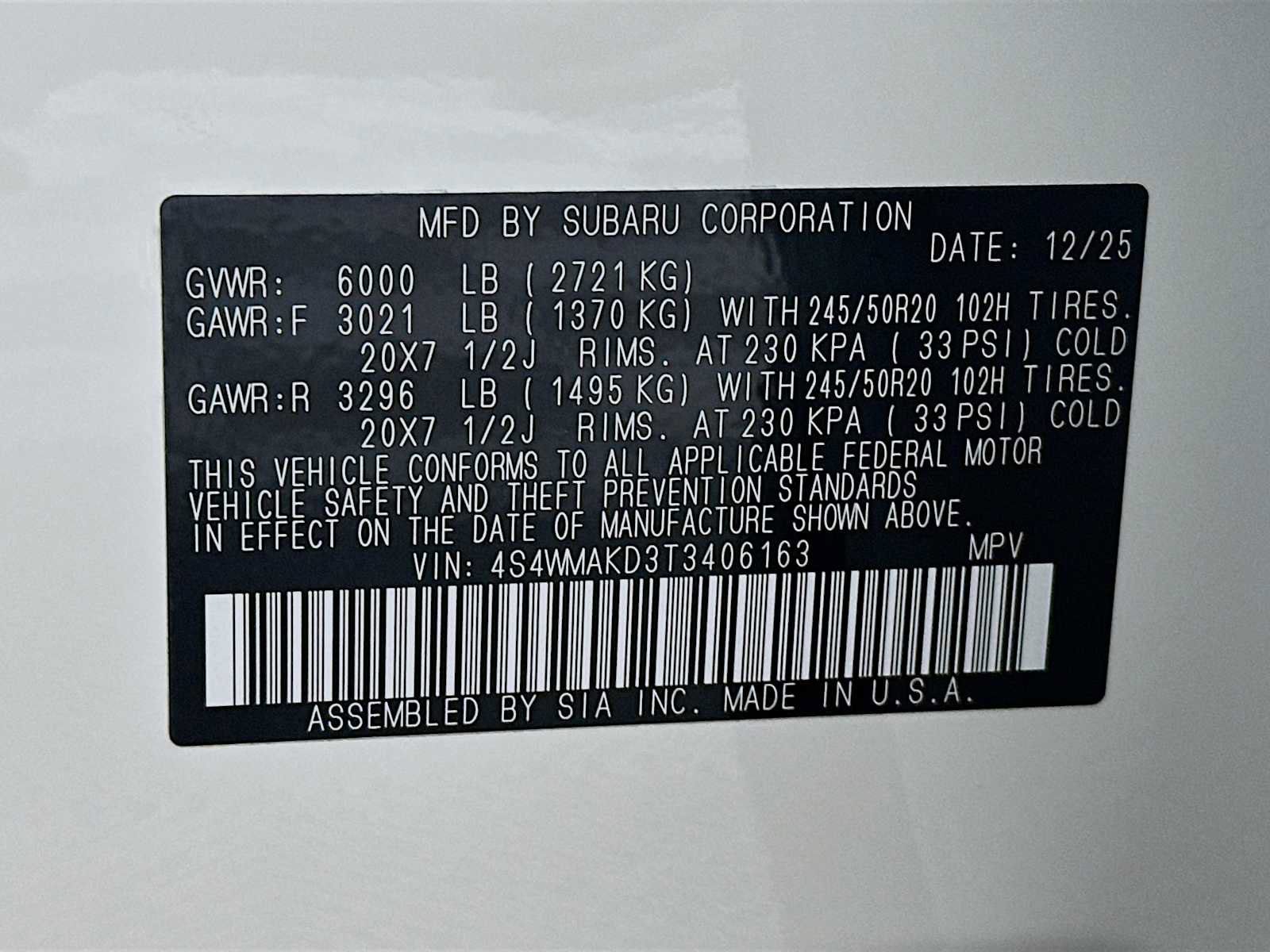 New 2026 Subaru Ascent Touring image 32