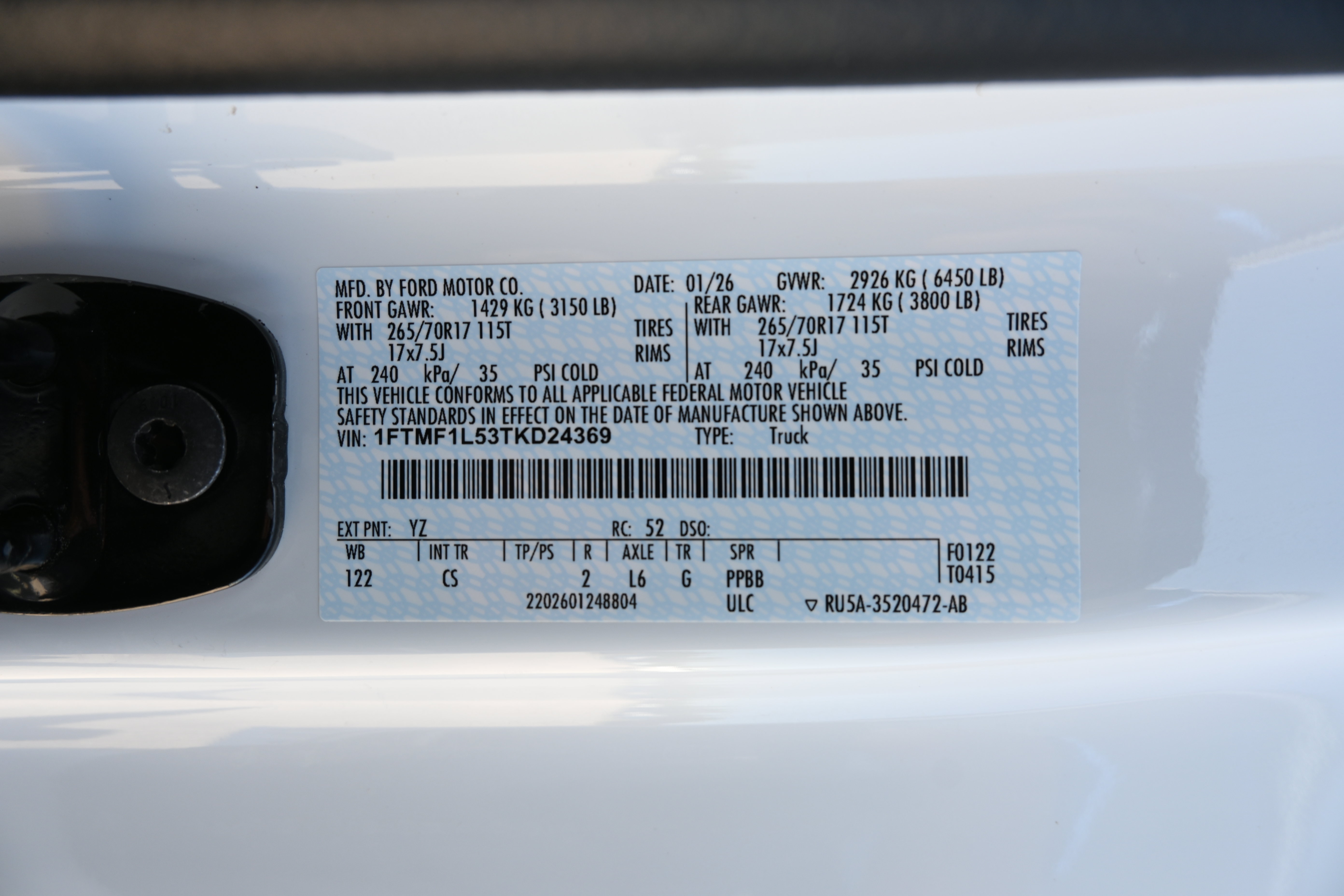 Used 2026 Ford F150 XL w/ Equipment Group 103A High AWD/4WD image 13