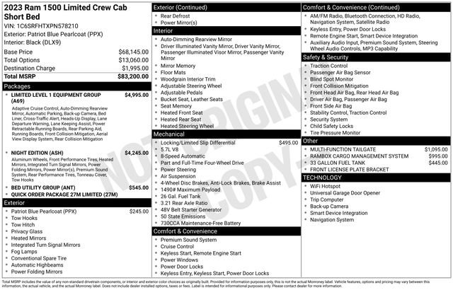 Certified 2023 RAM 1500 Limited image 34