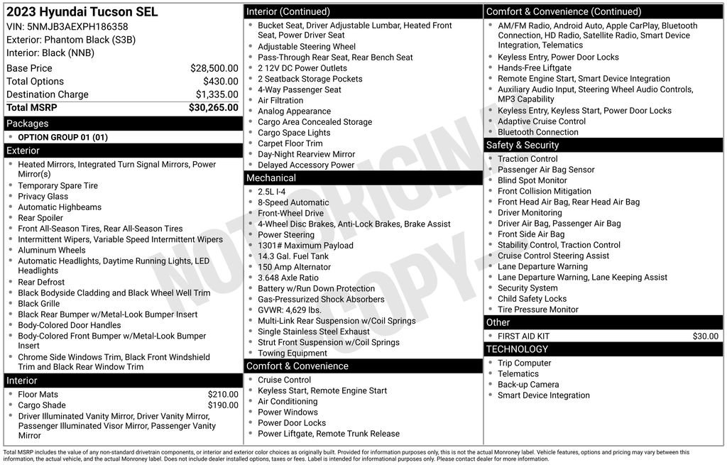 Used 2023 Hyundai Tucson SEL image 5