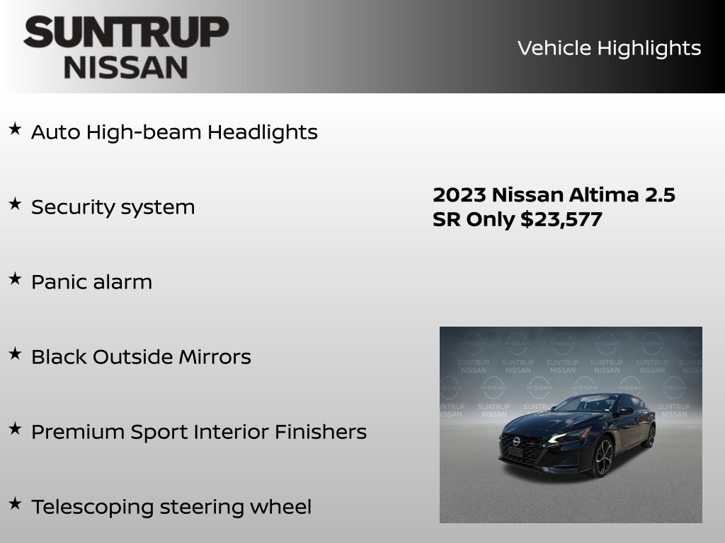 Certified 2023 Nissan Altima 2.5 SR w/ SR Premium Package AWD/4WD image 16