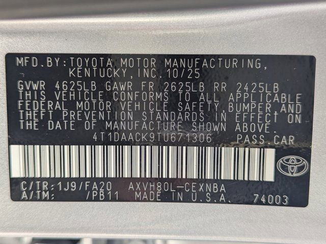 Used 2026 Toyota Camry LE FWD image 27
