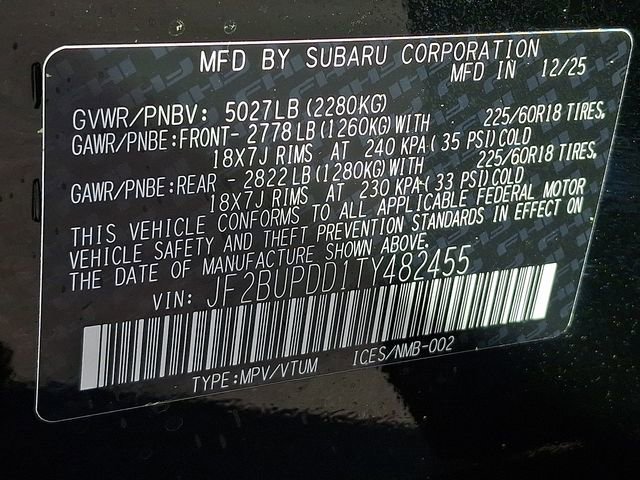 New 2026 Subaru Outback Limited w/ Premium/Limited Package AWD/4WD image 10