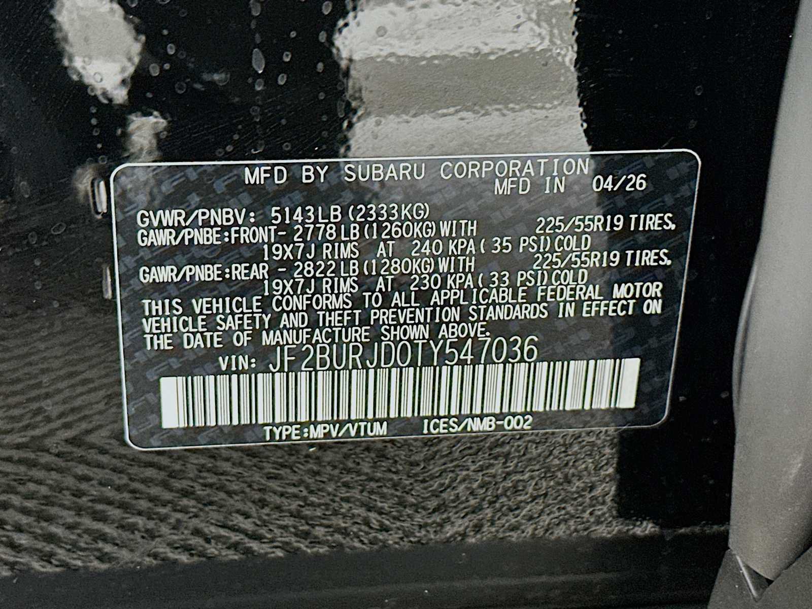 New 2026 Subaru Outback Touring XT AWD/4WD image 31