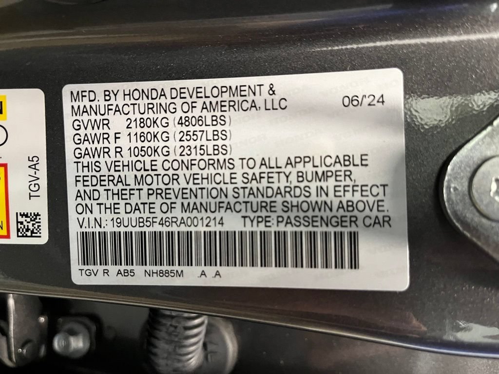 Certified 2024 Acura TLX w/ Technology Package FWD image 24