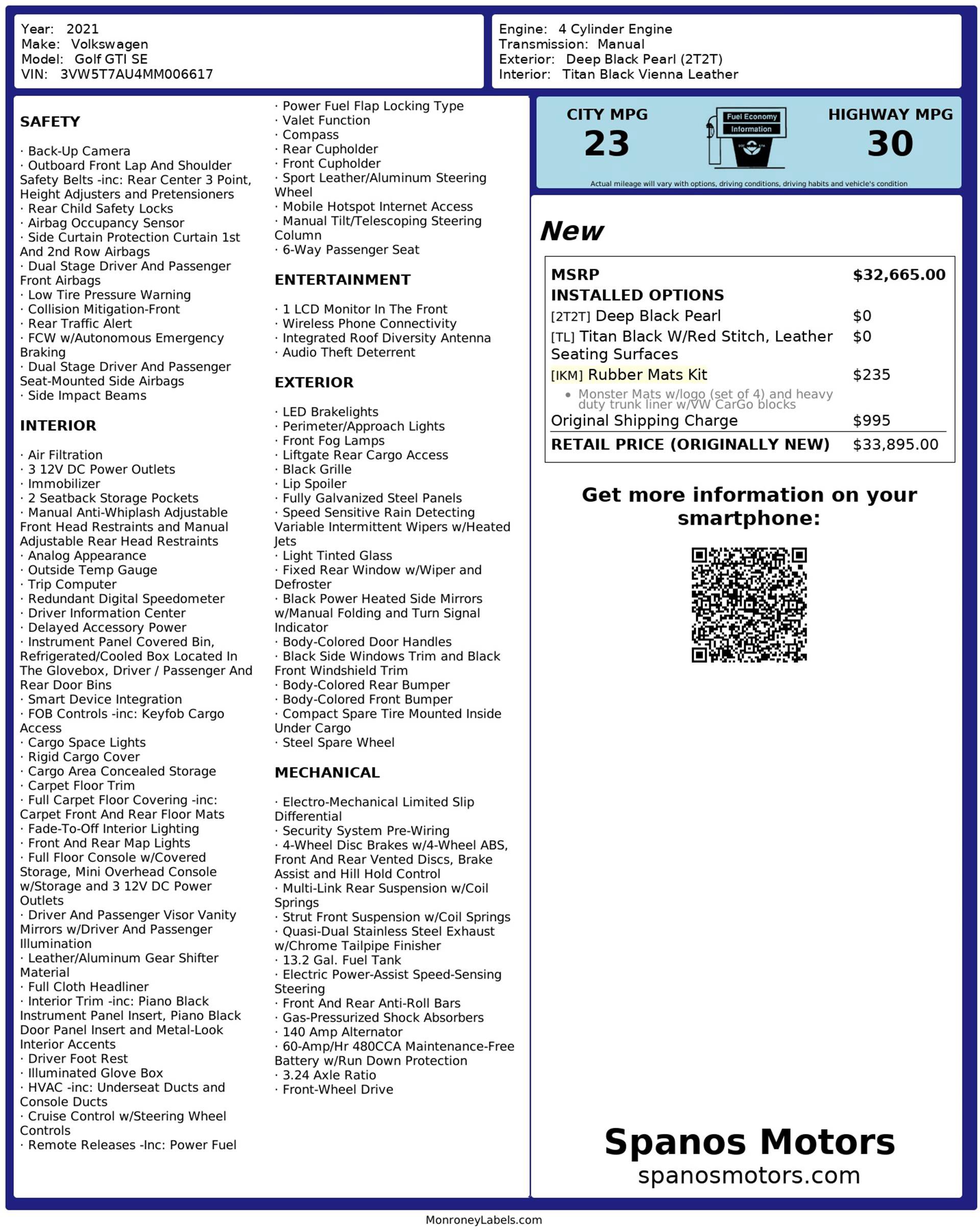 Used 2021 Volkswagen GTI Autobahn image 3