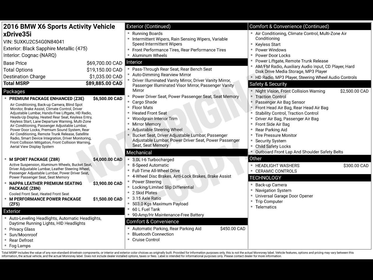 Used 2016 BMW X6 xDrive35i image 4