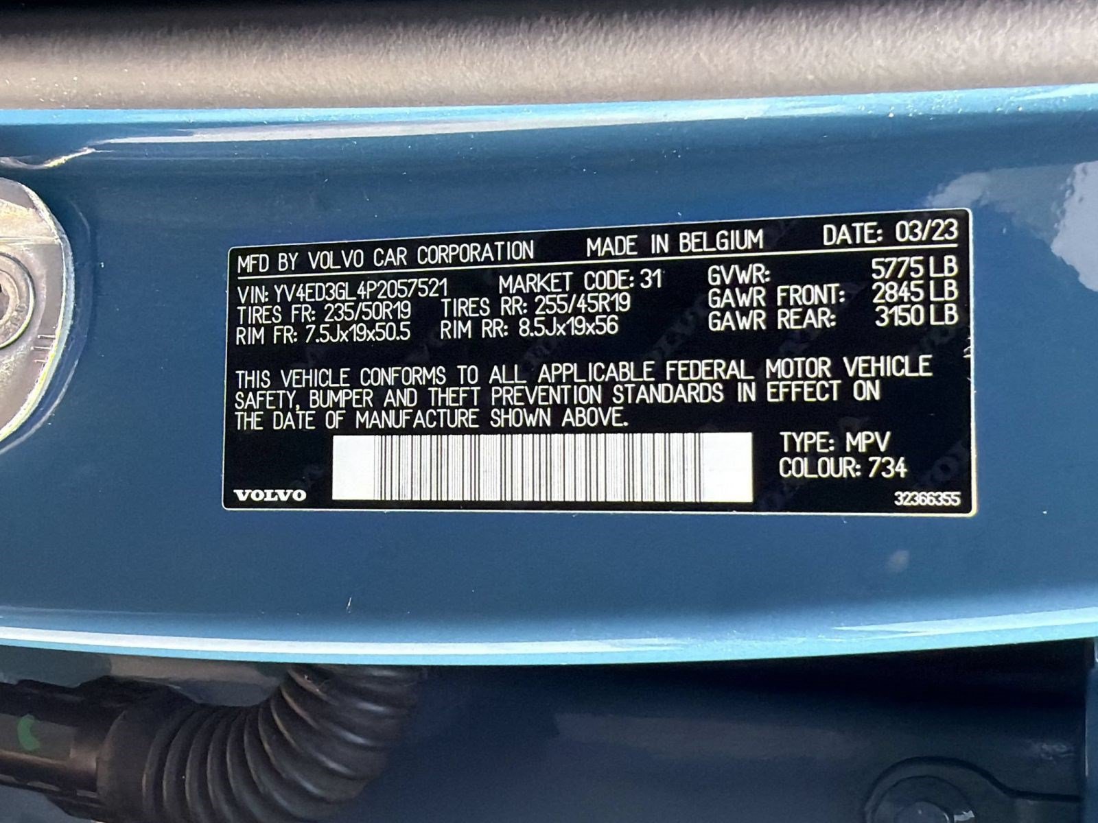 Certified 2023 Volvo C40 P8 Recharge Plus AWD/4WD image 25