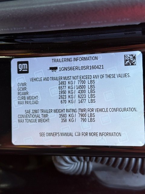 New 2025 Chevrolet Suburban RST w/ RST Capability Package image 48