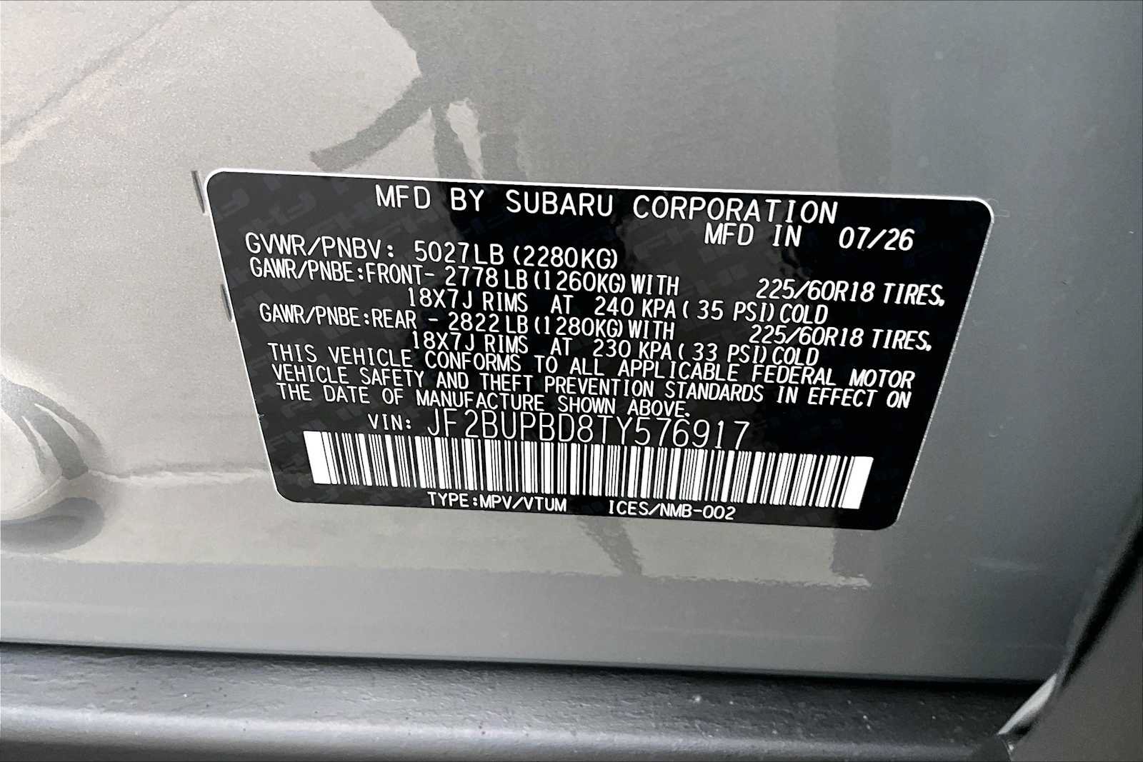 New 2026 Subaru Outback Premium AWD/4WD image 18