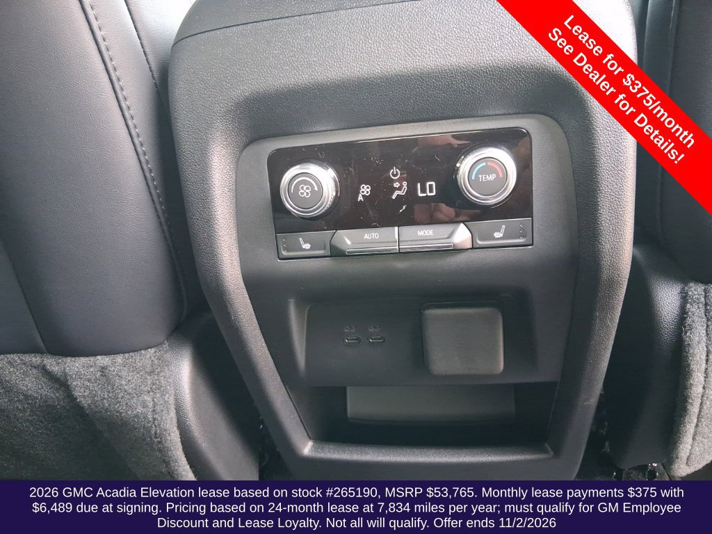 New 2026 GMC Acadia Elevation w/ Black Edition AWD/4WD image 16