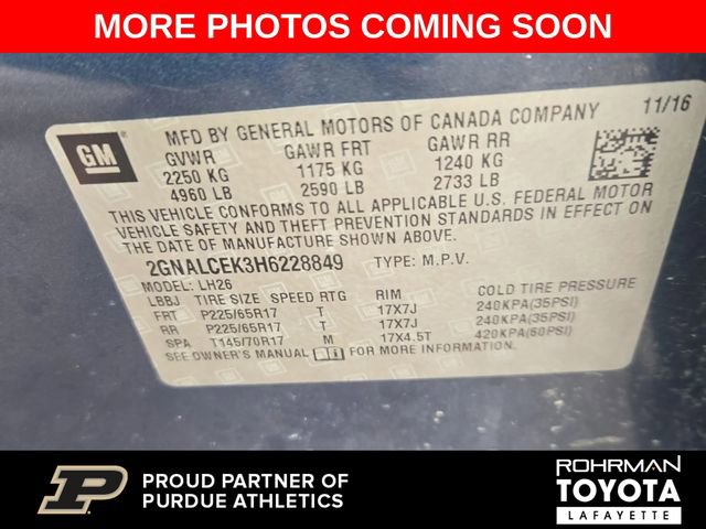 Used 2017 Chevrolet Equinox LT w/ Convenience Package image 8