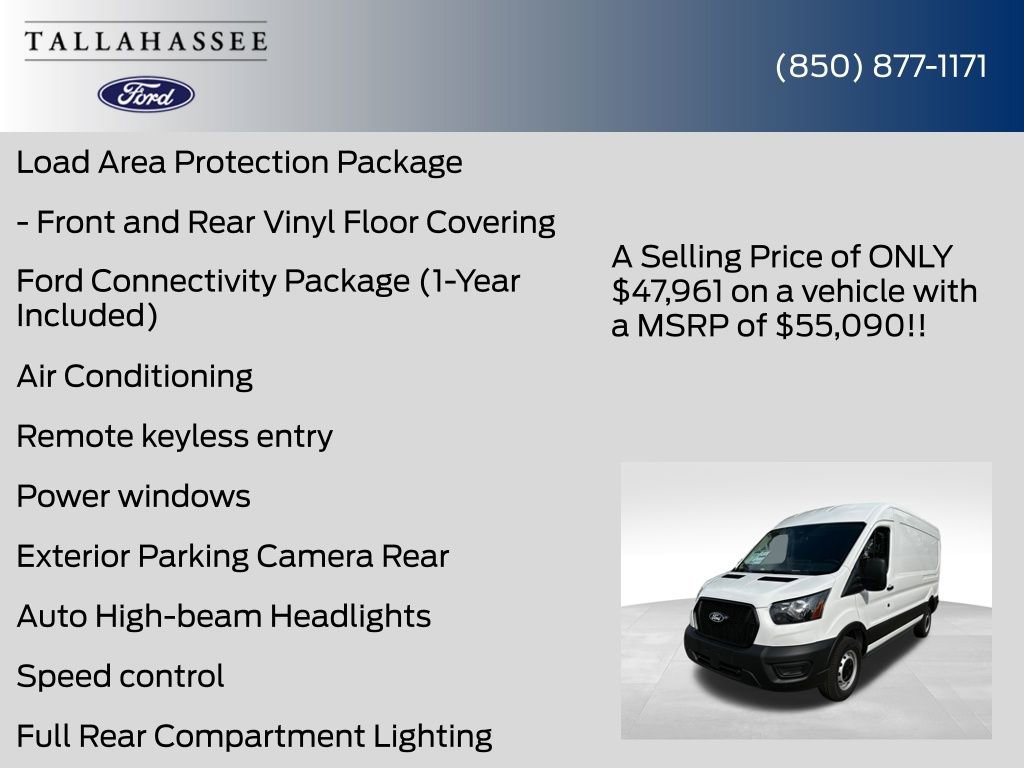 New 2026 Ford Transit 250 148 Medium Roof w/ Load Area Protection Package image 12