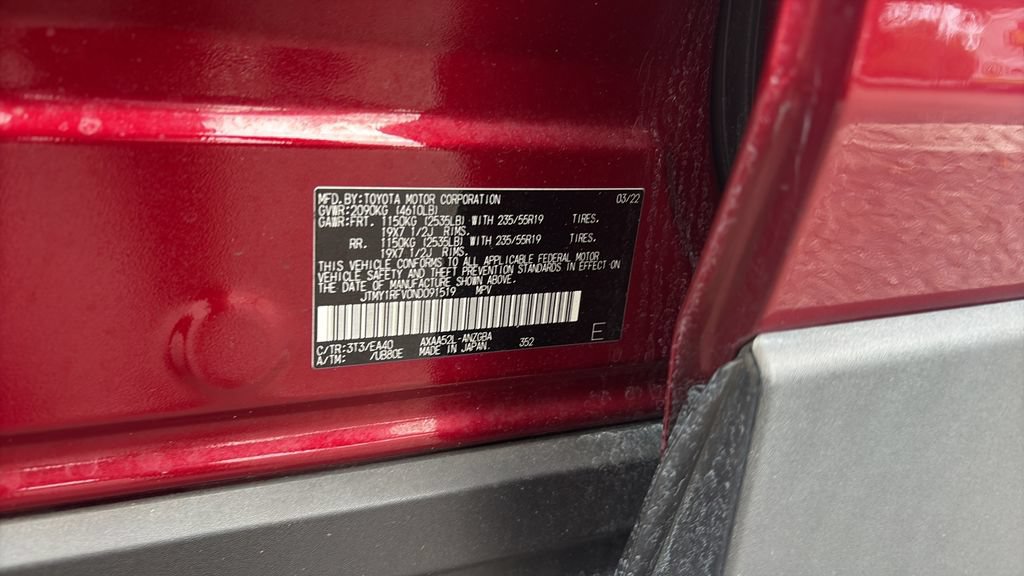 Used 2022 Toyota RAV4 Limited w/ Limited Grade Weather Package FWD image 28