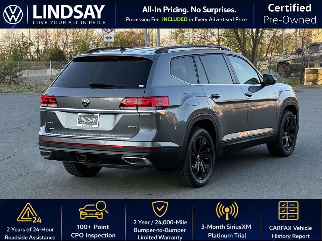 Certified 2022 Volkswagen Atlas SE w/ Panoramic Sunroof Package image 8