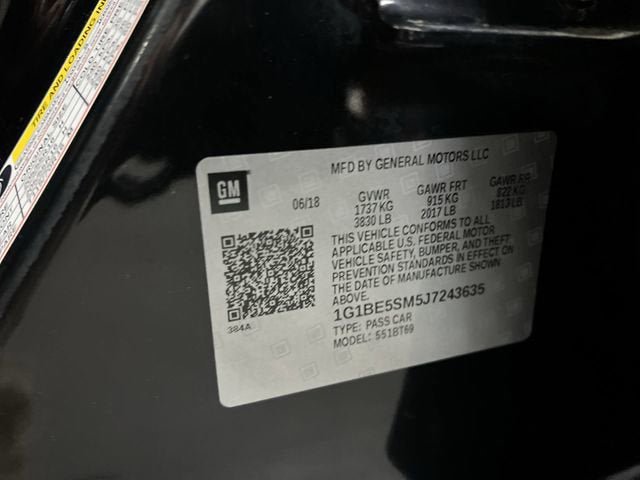 Certified 2018 Chevrolet Cruze LT FWD image 32