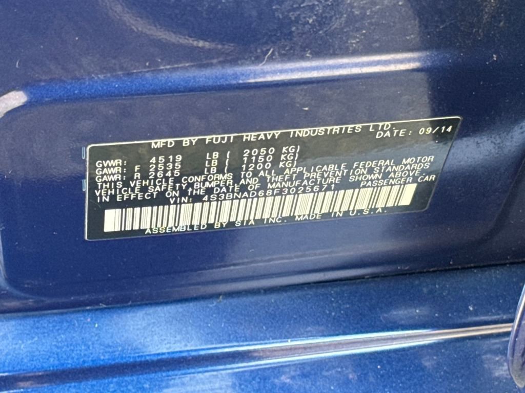 Used 2015 Subaru Legacy 2.5i Premium w/ Moonroof Package image 46