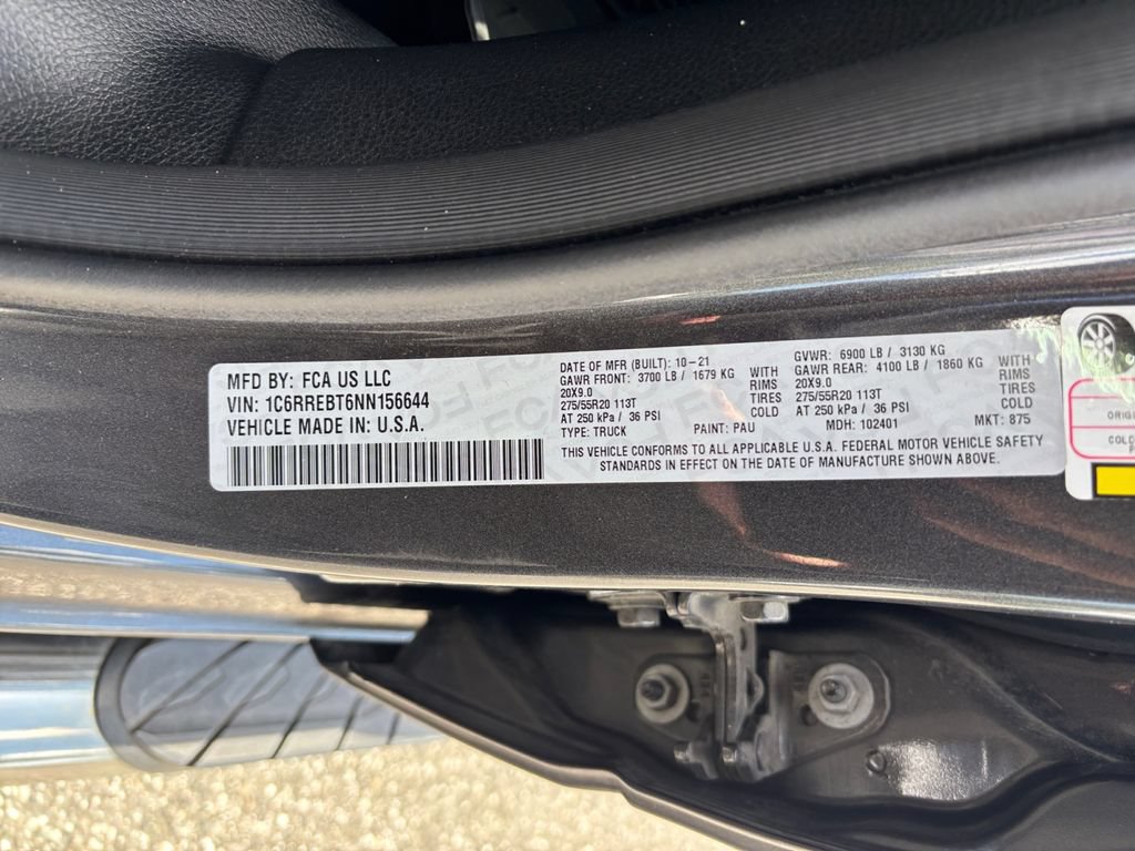 Certified 2022 RAM 1500 Big Horn w/ Trailer Tow Group (B) RWD image 30