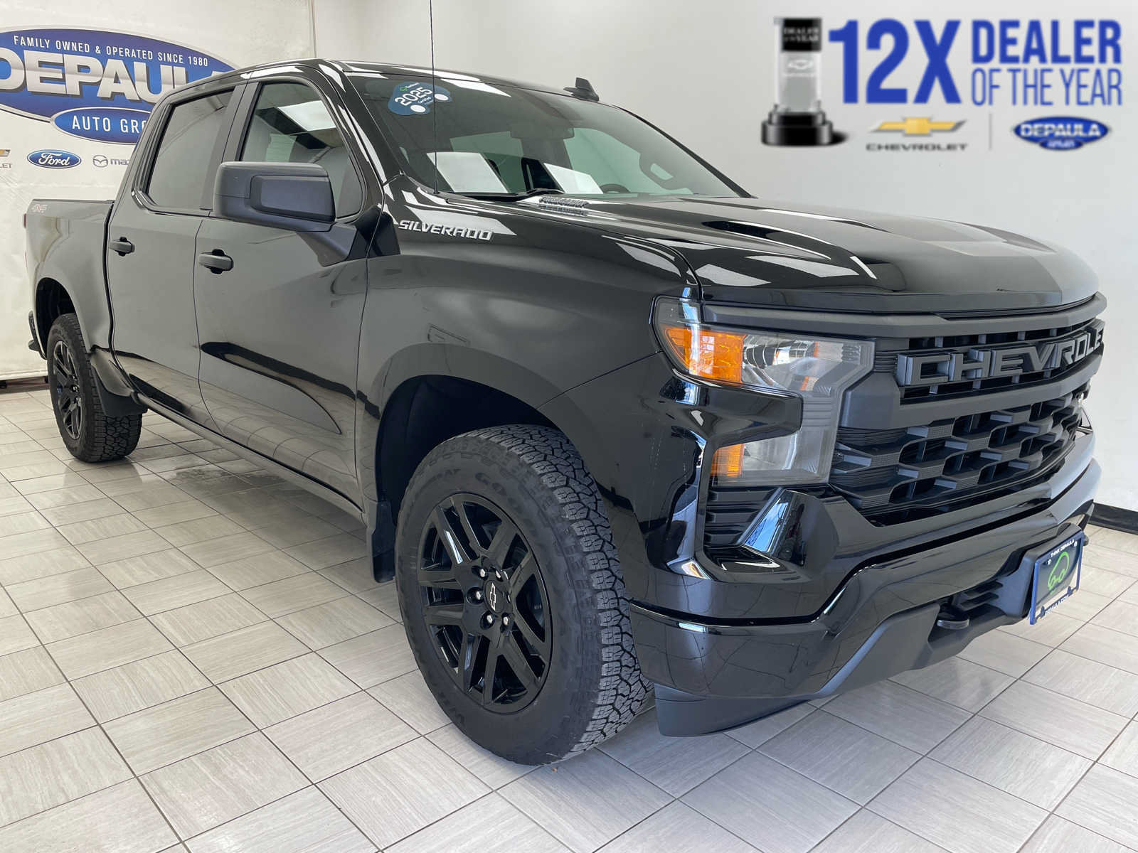 Used 2025 Chevrolet Silverado 1500 Custom w/ Turbomax Blackout Package