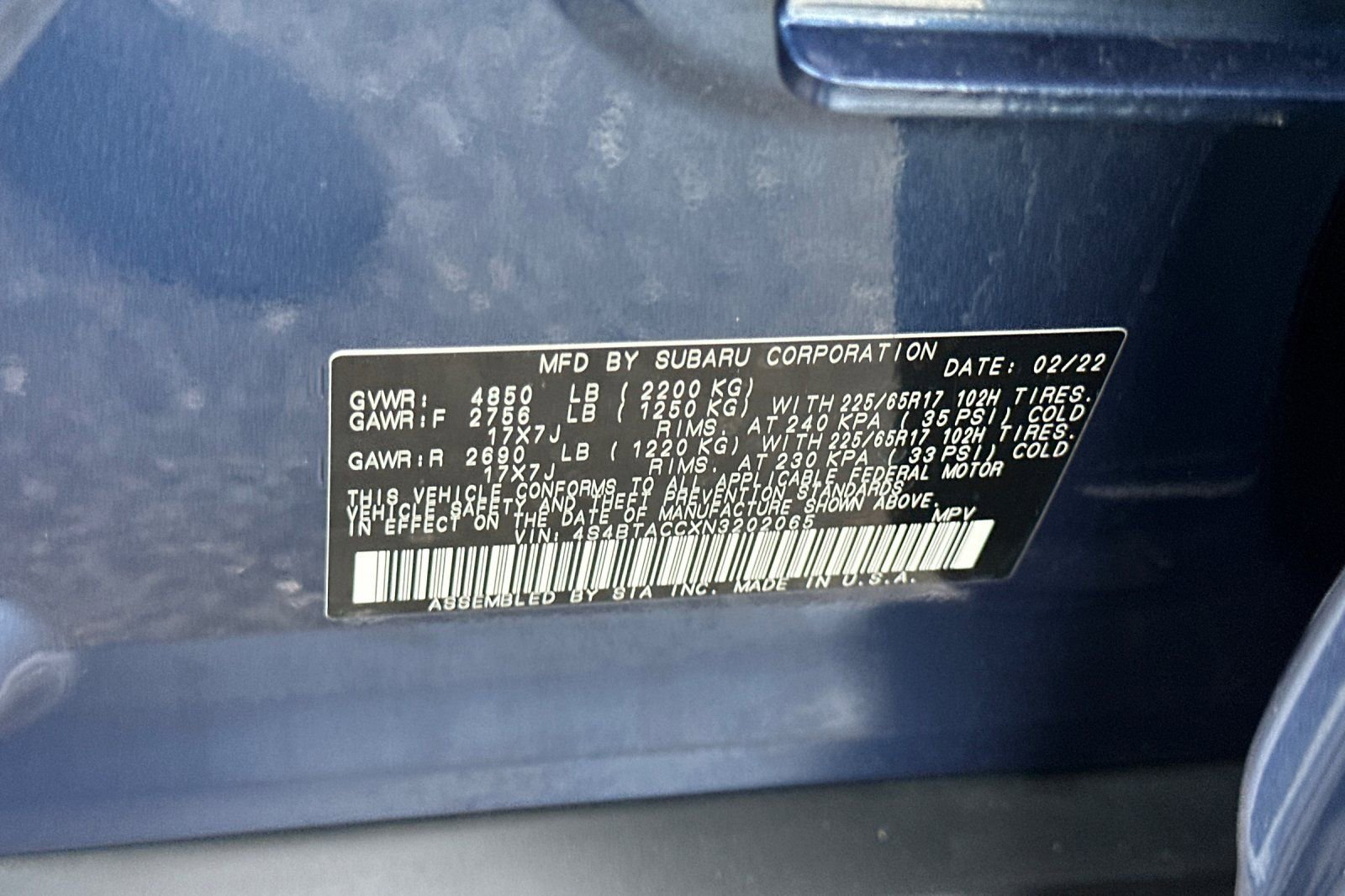 Used 2022 Subaru Outback Premium image 24