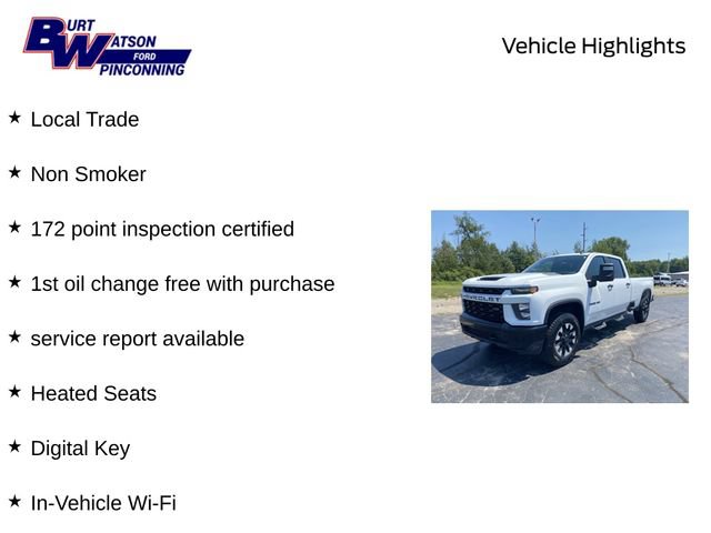 Used 2020 Chevrolet Silverado 2500 Custom w/ Custom Value Package AWD/4WD image 10