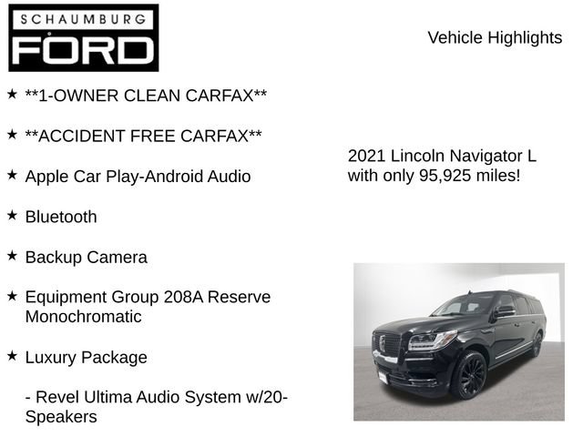 Used 2021 Lincoln Navigator L Reserve AWD/4WD image 7