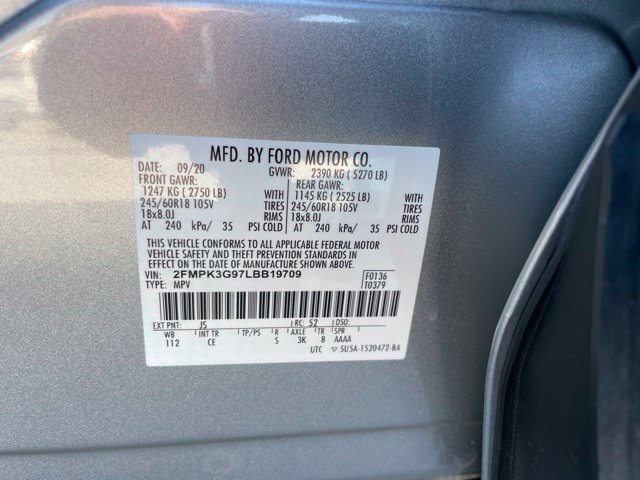 Certified 2020 Ford Edge SE FWD image 27