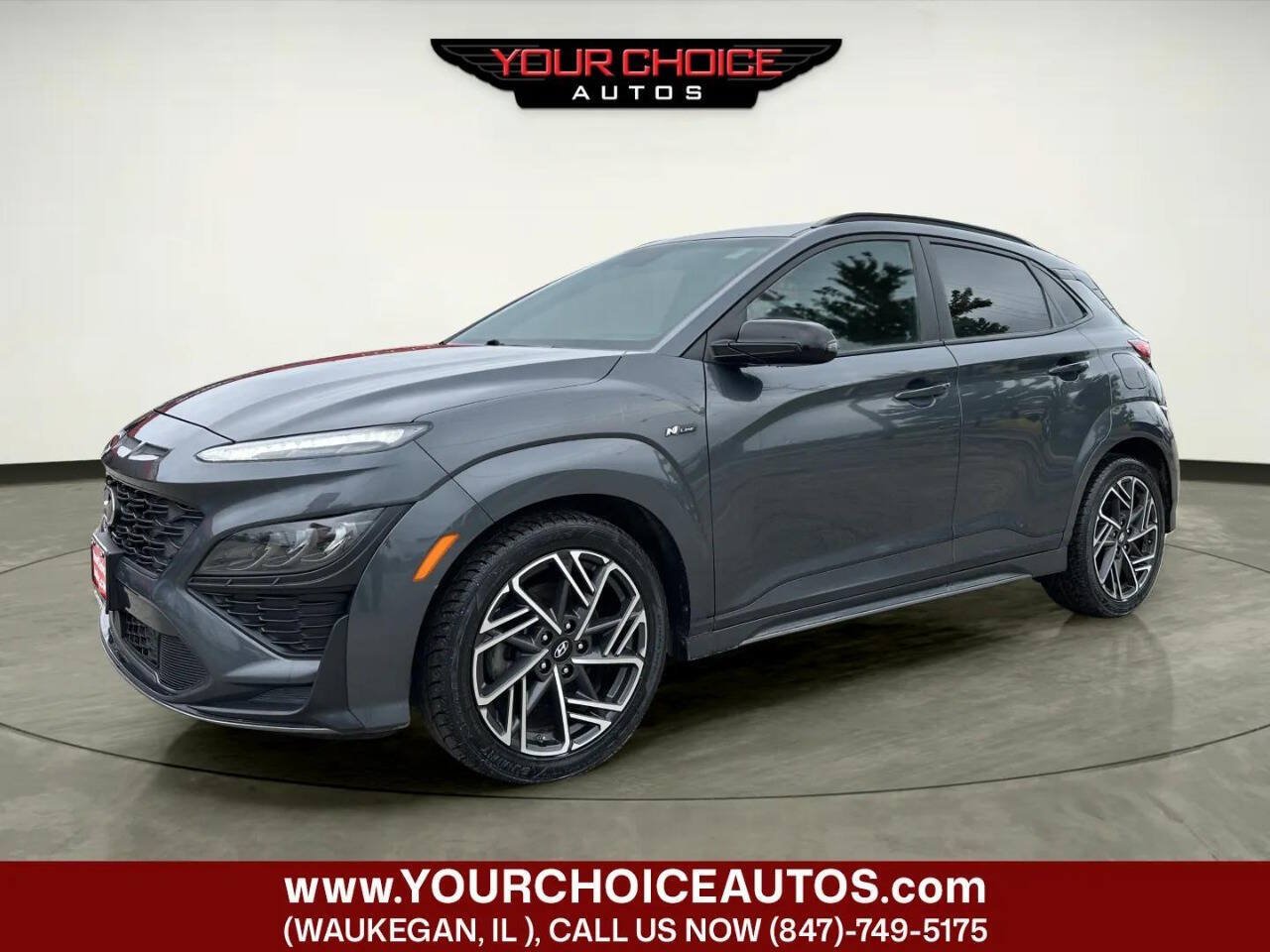 Used 2022 Hyundai Kona N Line w/ Tech Package AWD/4WD image 1